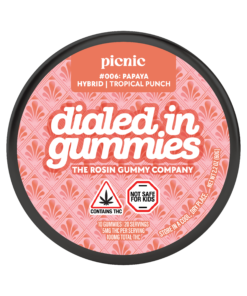 Dialed In Gummies Tropical Punch | Island Fruit Rosin Gummies | Dialed In