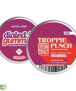 Dialed In Gummies Troppie Punch | Tropical Punch Rosin Gummies | Dialed In