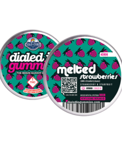Dialed In Gummies Melted Strawberry | Sweet Rosin Gummies | Dialed In